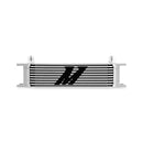 Mishimoto Universal -8AN 10 Row Oil Cooler - Silver