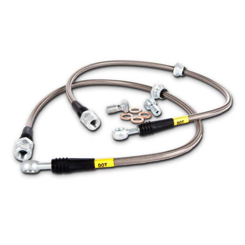 StopTech 4/90-99 Mistsubishi 3000GT Stainless Steel Front Brake lines