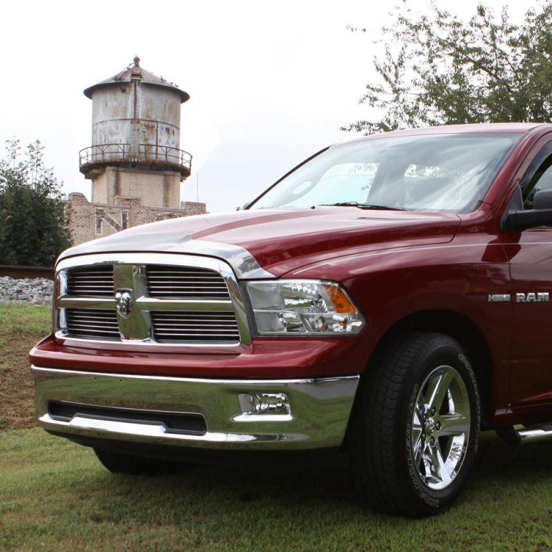 AVS 97-03 Ford F-150 Aeroskin Low Profile Hood Shield - Chrome