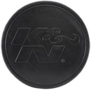 K&N Universal Rubber Filter-Round Tapered 4in Flange ID x 8in Base OD x 6.625in Top OD x 8in H