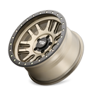 Dirty Life 9309 Canyon Pro 17x9/5x127 BP/-12mm Offset/71.5mm Hub Satin Gold Wheel - Beadlock