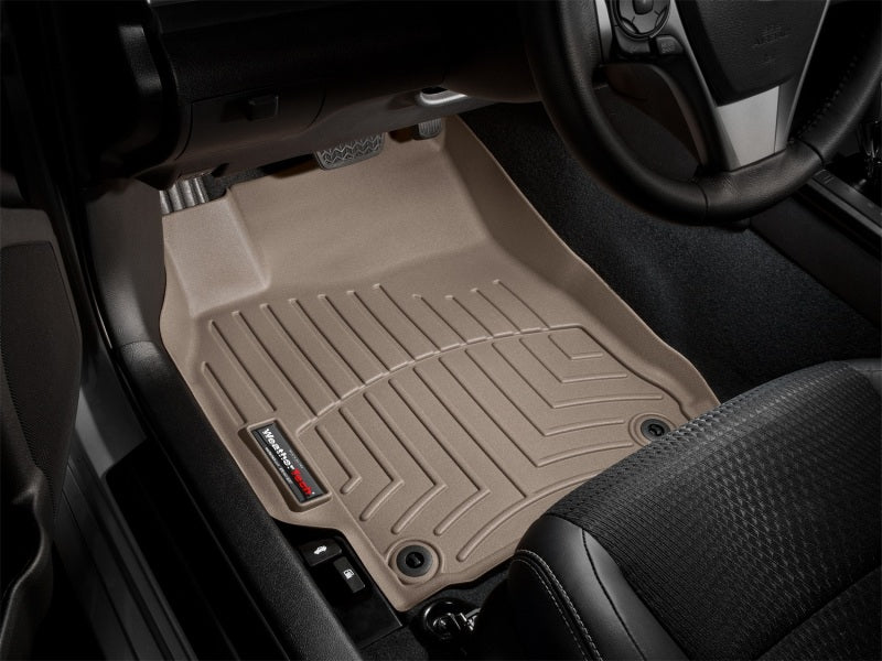 WeatherTech 2015+ Ford F-150 Supercab/Supercrew Front FloorLiner - Tan w/ First Row Bucket Seats