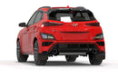 Rally Armor 2022 Hyundai Kona N Black UR Mud Flap w/ Red Logo