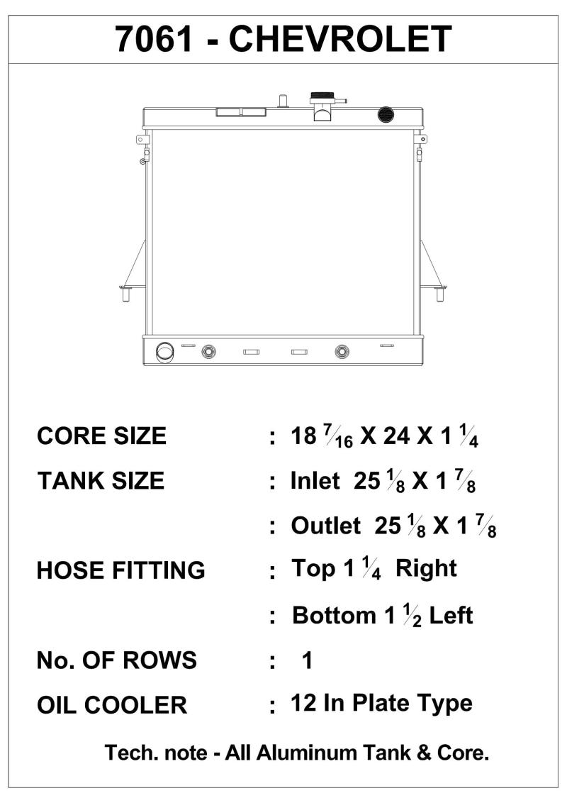 CSF 06-10 Hummer H3/H3T 3.5L/3.7L/5.3L Radiator