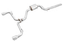 AWE Tuning Volkswagen GTI MK7.5 2.0T Track Edition Exhaust w/Chrome Silver Tips 102mm