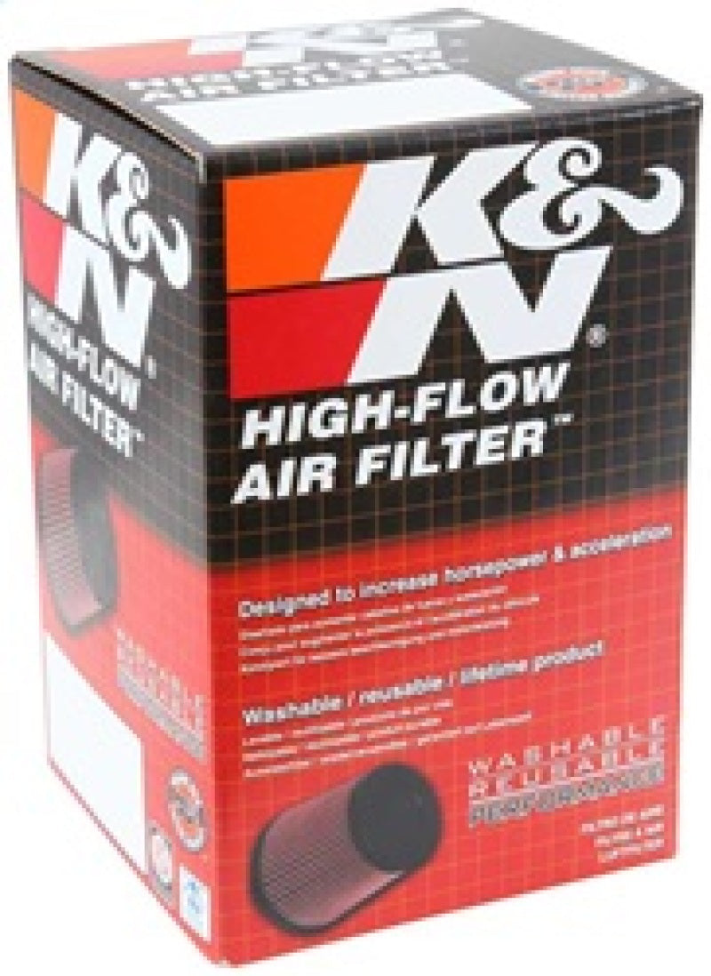 K&N Universal Rubber Filter 3 inch 5 Degree FLG 4 1/2 inch OD 5 inch Height