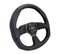 NRG Reinforced Steering Wheel (320mm Horizontal / 330mm Vertical) Leather w/Black Stitching