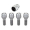 McGard Wheel Lock Bolt Set - 4pk. (Cone Seat) M12X1.5 / 17mm Hex / 25.5mm Shank Length - Chrome