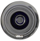 K&N Universal Air Filter Chrome Round Tapered Blue - 4in Flange ID x 1.125in Flange Length x 5.5in H