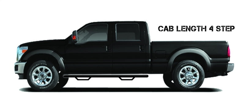 N-Fab Nerf Step 09-14 Ford F-150/Raptor/Lobo SuperCrew - Tex. Black - Cab Length - 3in