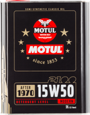 Motul 15W50 Classic 2100 Oil - 10x2L