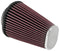 K&N Universal Clamp-On Air Filter 2-7/16in Flange 4-1/2x3-3/4in Base 3x2in Top 6in Height