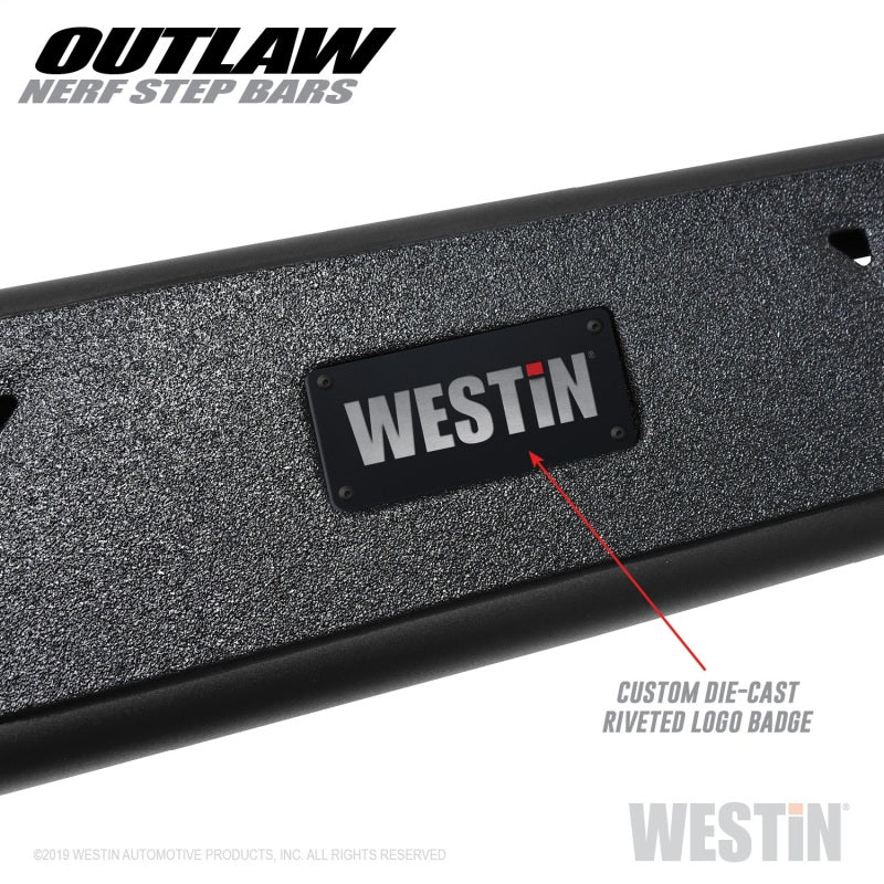 Westin 14-19 Toyota 4Runner SR5/TRD/TRD Pro (exc Limited & Nightshade) Outlaw Nerf Step Bars