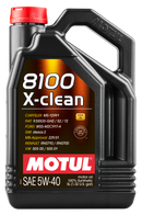 Motul 5L Synthetic Engine Oil 8100 5W40 X-CLEAN C3 -505 01-502 00-505 00-LL04