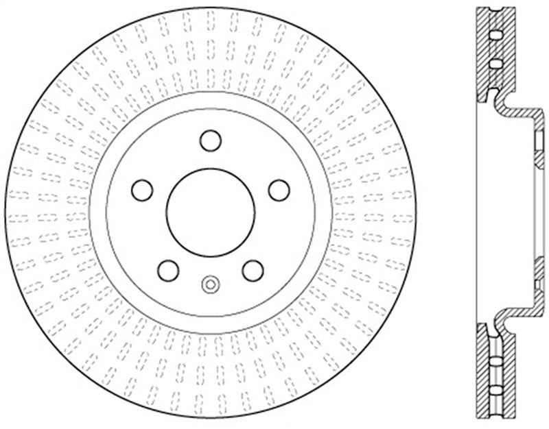 StopTech Slotted Sport Brake Rotor