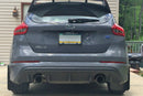 Rally Armor 12-19 Ford Focus ST / 16-19 RS Black Mud Flap w/ Blue Logo