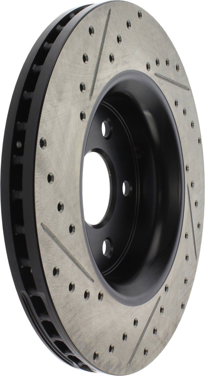 StopTech 11-12 Dodge Durango Sport Drilled & Slotted Front Driver-Side Brake Rotor