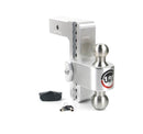 Weigh Safe 180 Hitch 8in Drop Hitch & 2.5in Shank (10K/18.5K GTWR) - Aluminum