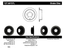 StopTech Slotted & Drilled Sport Brake Rotor