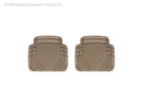 WeatherTech 99 BMW M3 Convertible Rear Rubber Mats - Tan