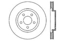 StopTech 05-09 Chrysler 300 (5.7L V8 exc SRT-8) Rear Left Slotted & Drilled Rotor