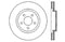 StopTech 05-09 Chrysler 300 (5.7L V8 exc SRT-8) Rear Right Slotted & Drilled Rotor