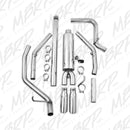 MBRP 14 Chevy/GMC 1500 Silverado/Sierra 4.3L V6/5.3L V8 Dual Split Rear T409 3in Cat Back Exhaust