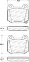 StopTech 03-06 Mitsubishi Lancer Sport Brake Pads w/Shims and Hardware - Rear